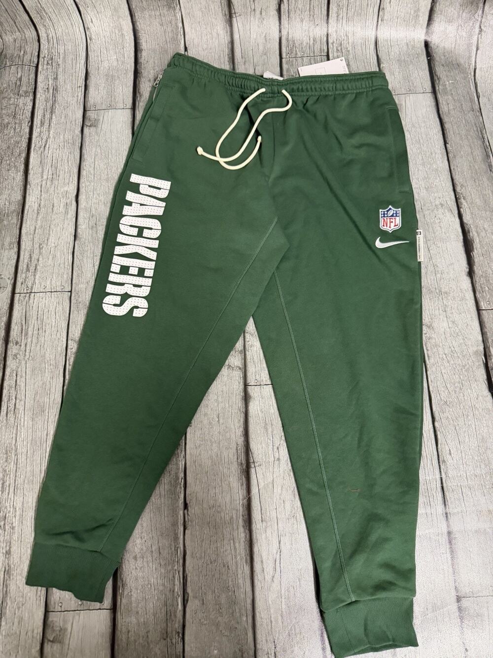 NWT Mens Nike Green Bay Packers Ground Game Sideline Taper Pants Jogger XL